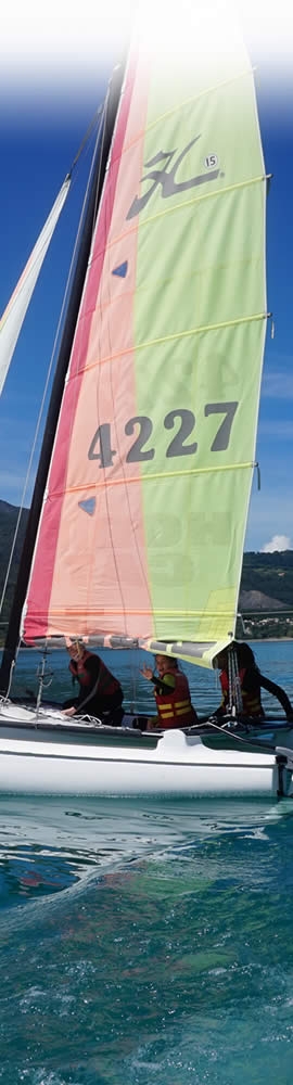 sailing course for large school groups
